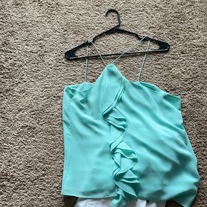 Ruffle tank
